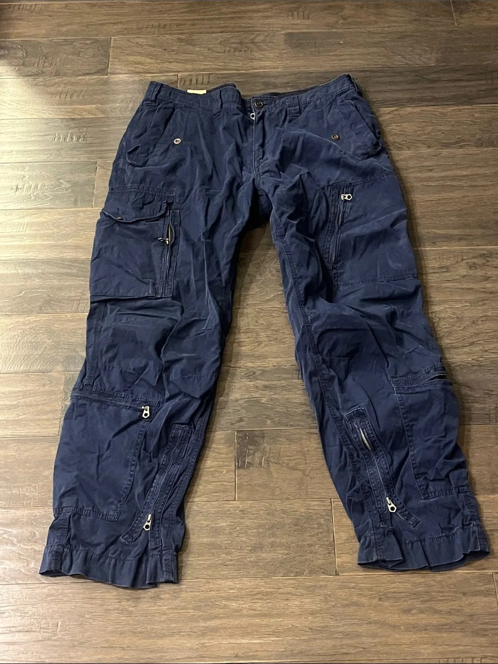Polo Ralph Lauren Bleecker Cargo Pants navy blue Mens Size 40x32